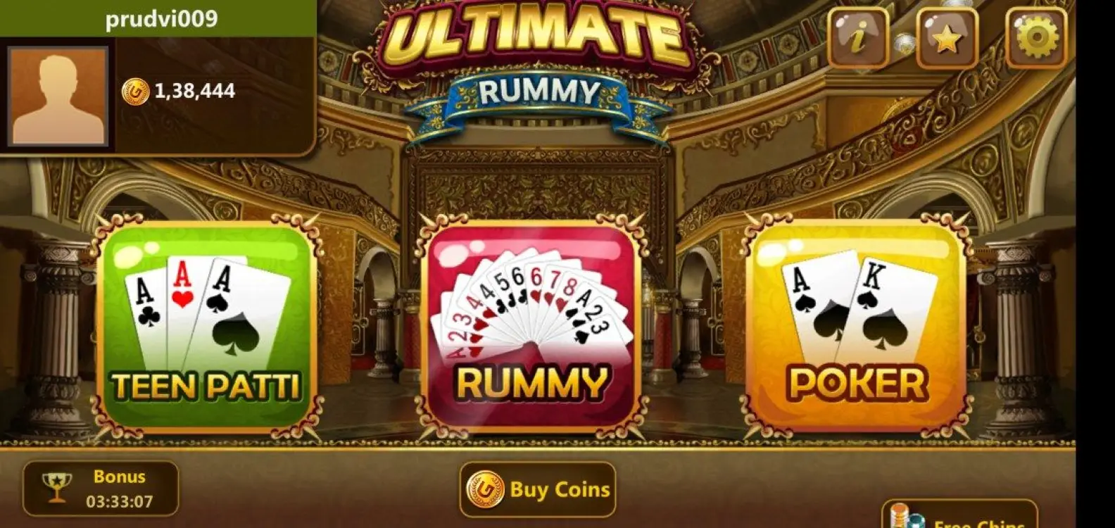 More Games Available in Ultimate rummy app