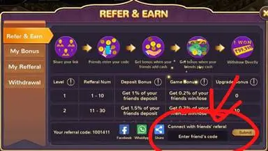 Refer And Earn Ultimate rummy app
