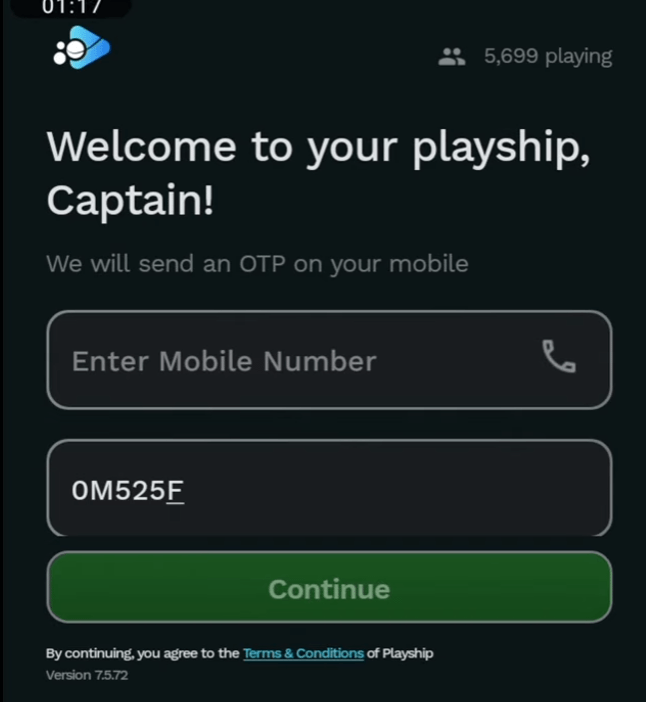 How to register Playship Rummy