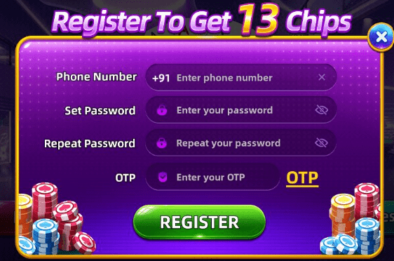 How to register Teen Patti Win