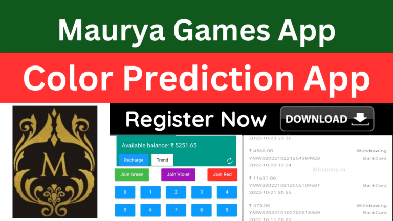 Maurya Games App Download